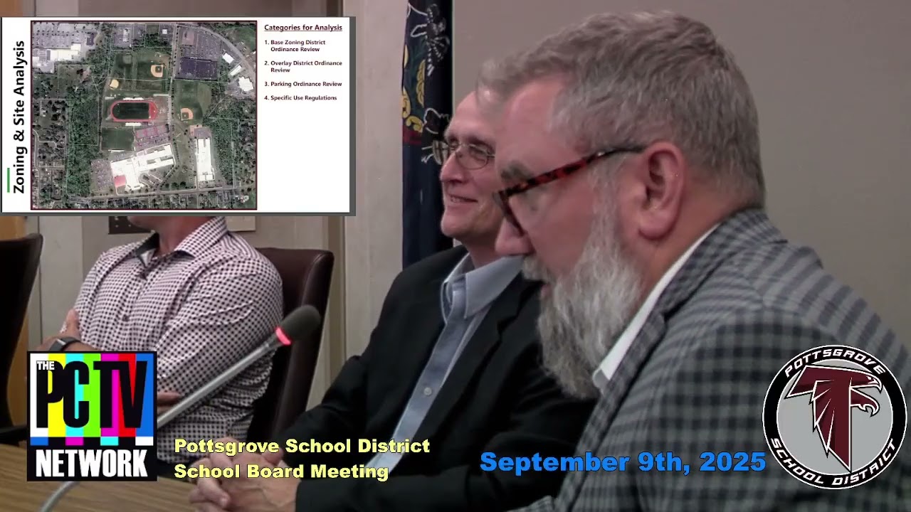 Pottsgrove School Board Meeting Sept. 9th, 2025