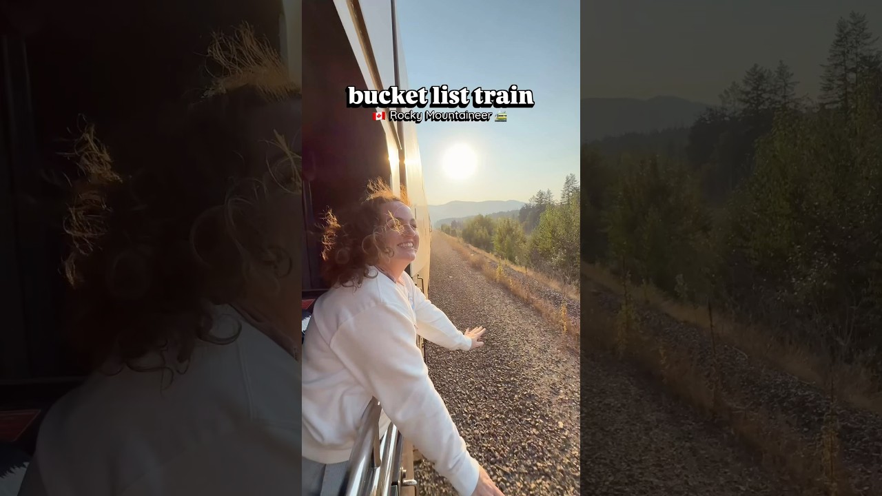 the BEST bucket list train journey 🚞 Rocky Mountaineer Banff to Vancouver 🇨🇦 ad/pr