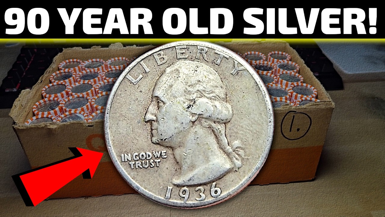 90 YEAR OLD SILVER! (COIN ROLL HUNTING QUARTERS) *GREAT FINDS*
