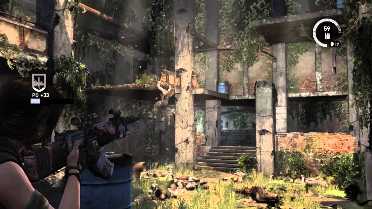 Tomb Raider (2013) na 100%, cz. 30, Plaża wraków / Bunkier na ścianie klifu