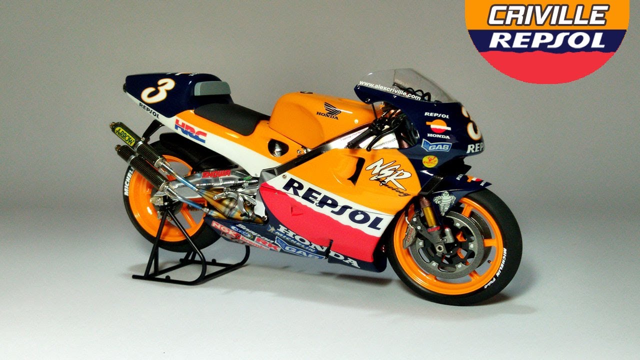 TAMIYA REPSOL HONDA NSR 500 99 - ALEX CRIVILLE