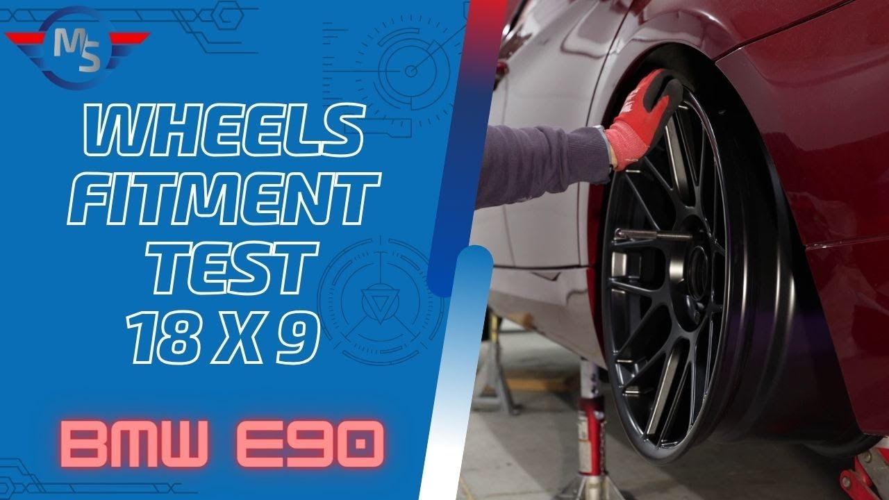Wheels fitment test! APEX 18x9 ET30 BMW E90 328i LCI | E9x