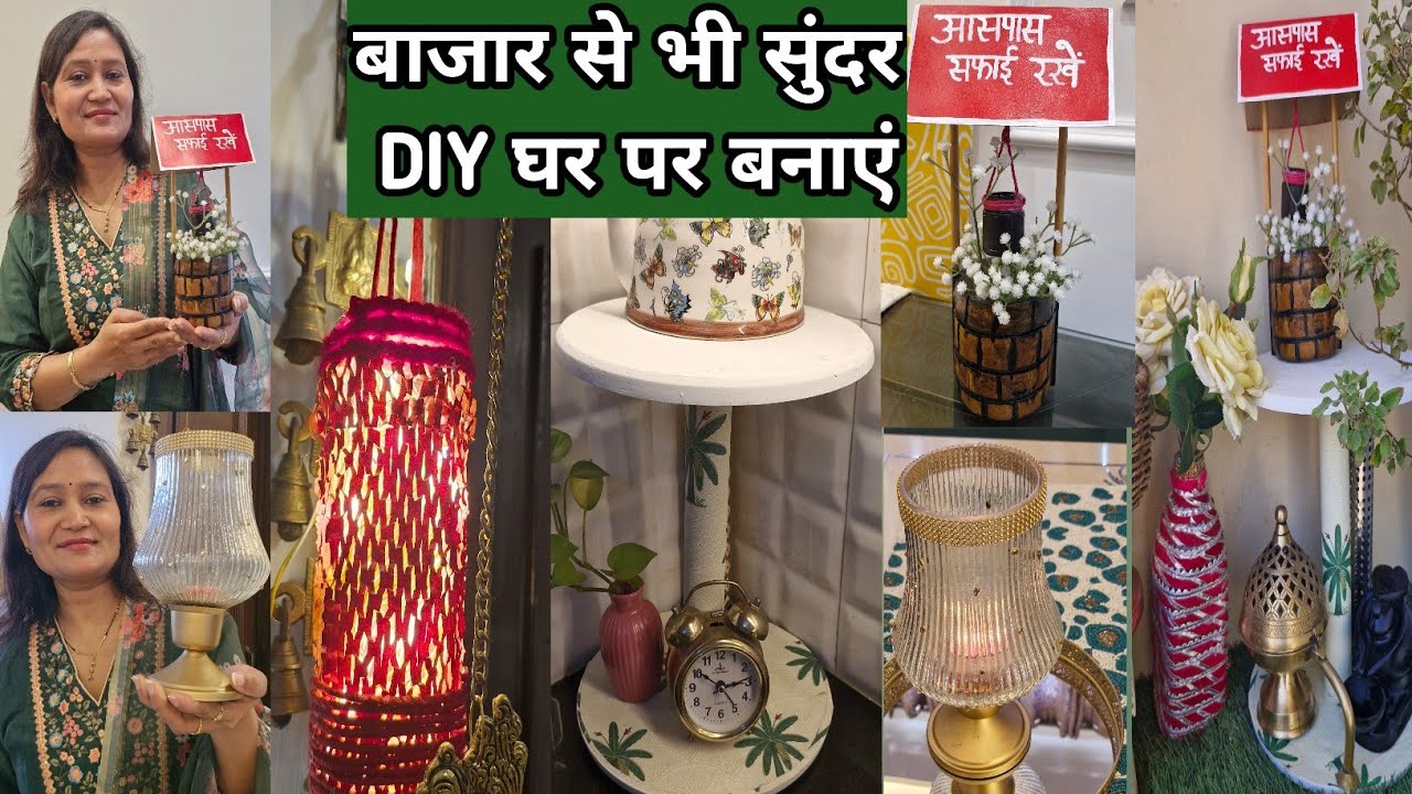 Unique DIY's For Kitchen,Balcony & Table,Decorate home with DIY's,Anvesha's Creativity 