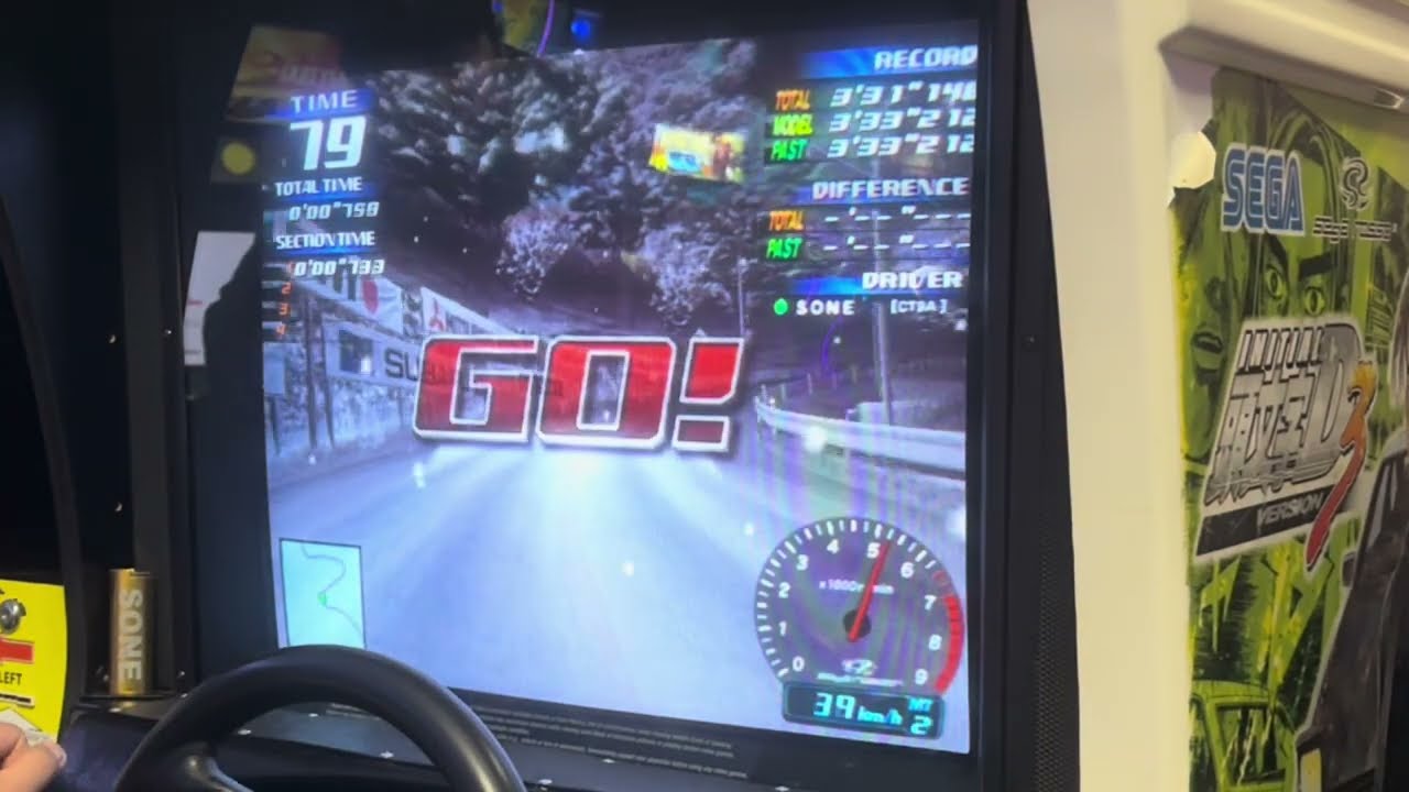 [D3] Initial D Version 3/ 頭文字D3 SONE (CT9A) - AKINA SNOW UPHILL 3’32”692 @Arcade_Replay 