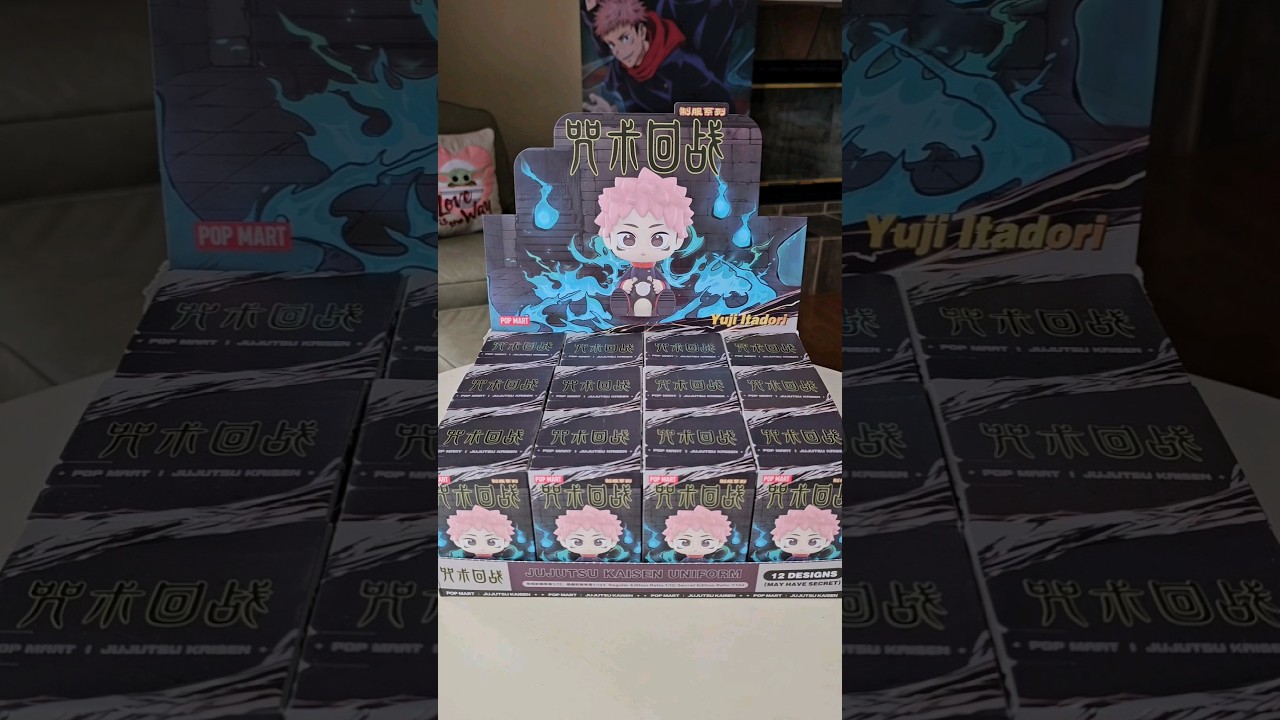 Pop Mart x Jujutsu Kaisen blindbox CASE! (Part 1) #shorts