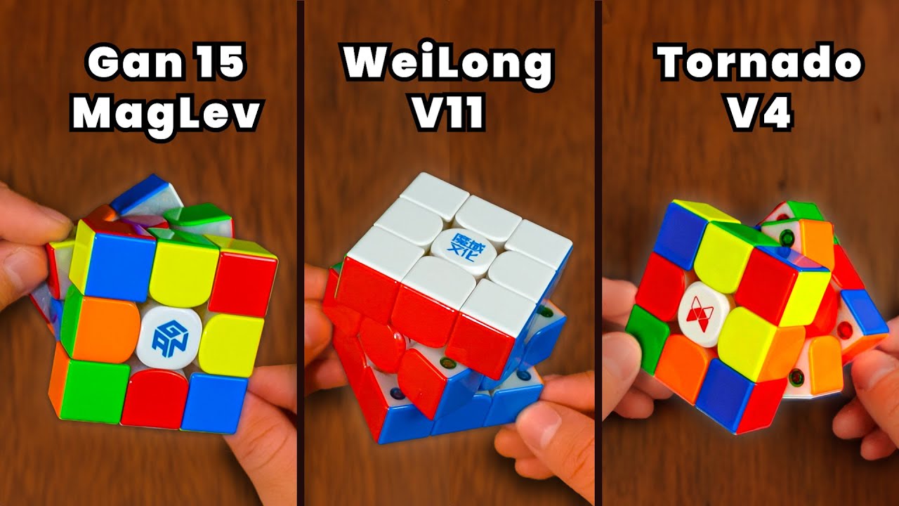Gan 15 VS Weilong V11 VS Tornado V4 🔥 ¿Cuál es mejor?