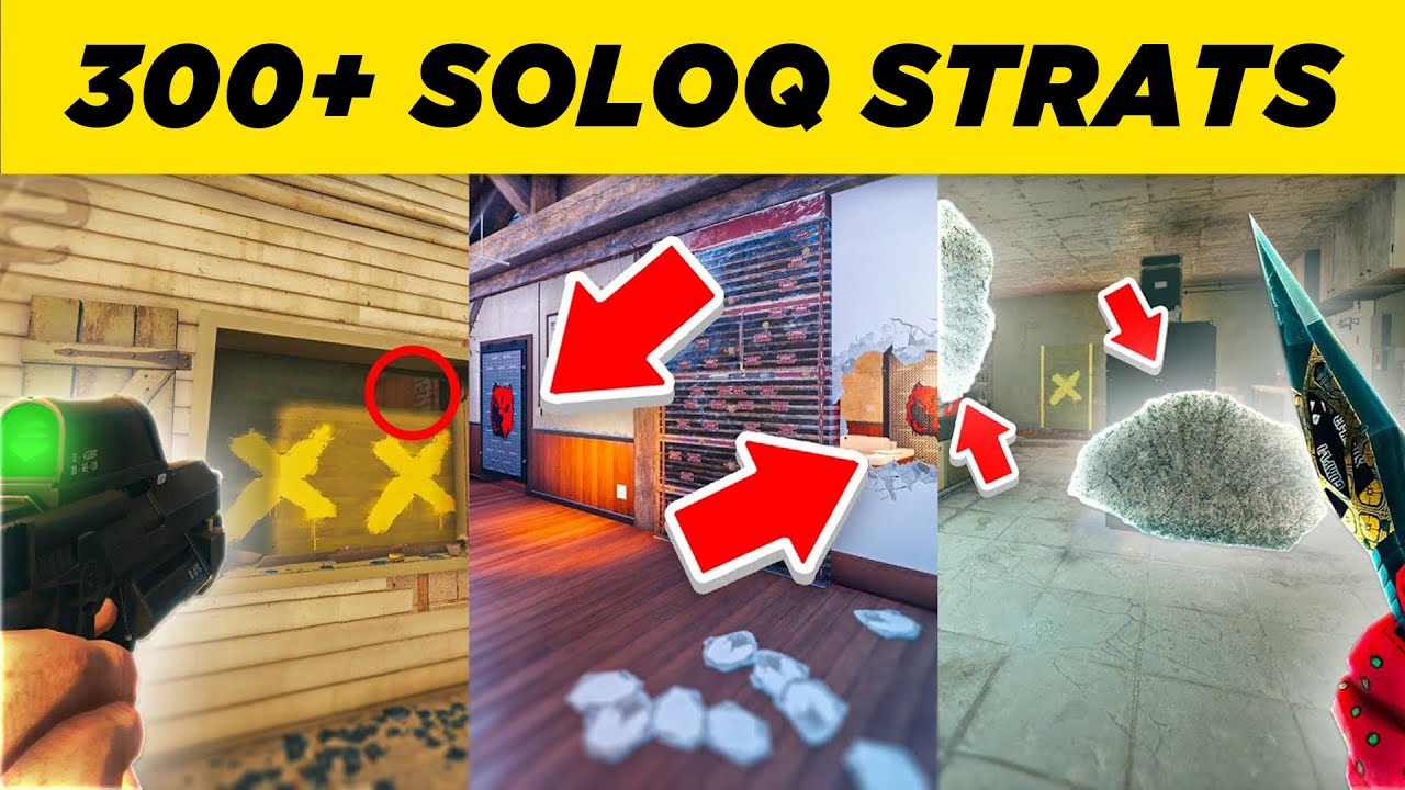 300+ SoloQ Strats For Rainbow Six Siege (Compilation)