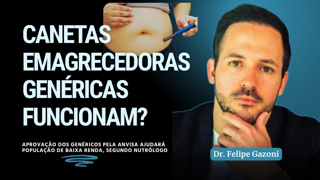 ANVISA aprova primeiras CANETAS EMAGRECEDORAS GENÉRICAS