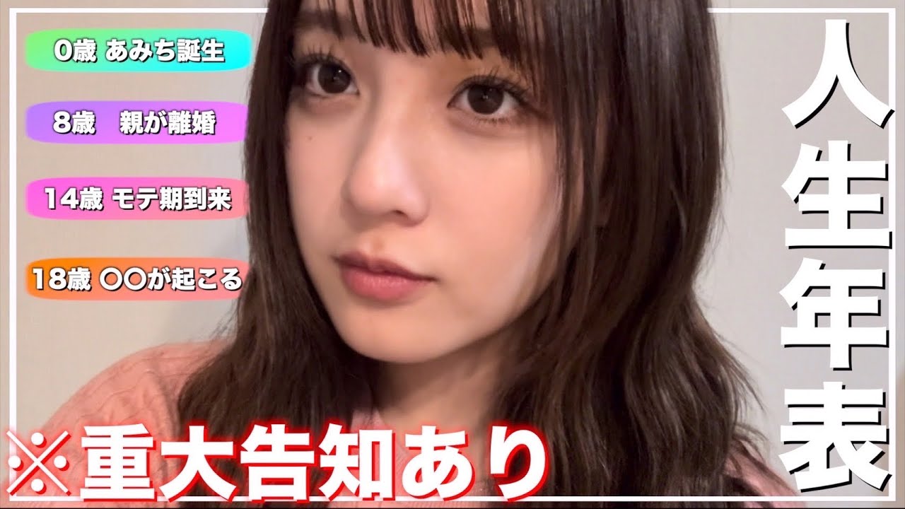 【壮絶】あみち。の人生エグすぎて元気出る動画できたwwww