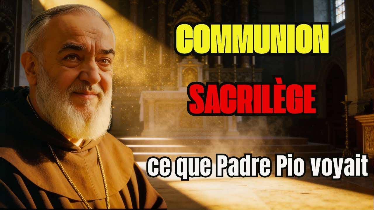 Ce que Padre Pio a VU quand Vous Recevez la Communion en Péché Mortel