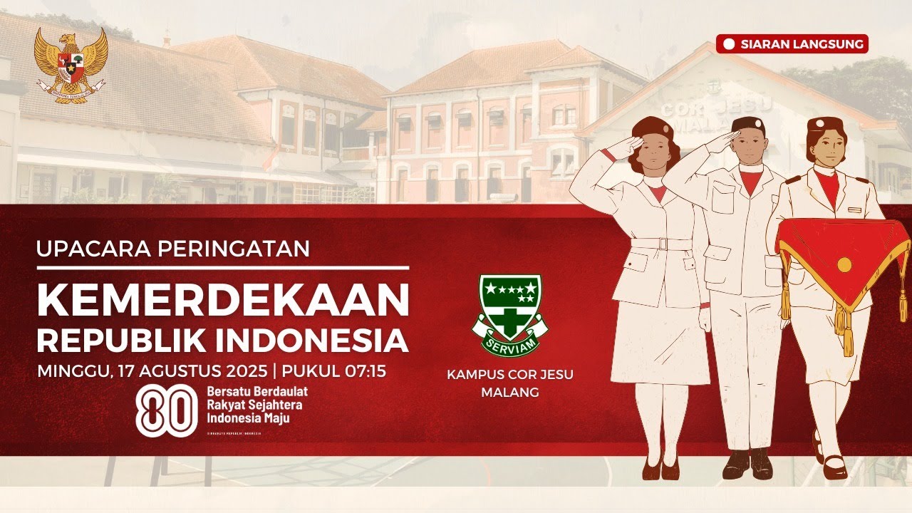 Upacara Peringatan Hari Kemerdekaan Kampus Cor Jesu