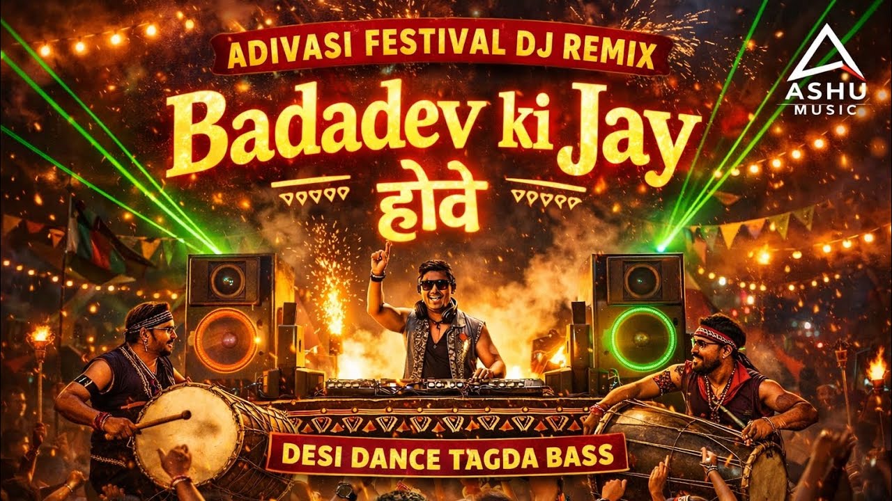 Badadev ki Jay Hove 🔥 Adivasi Festival DJ Remix | Tagda Bass Dance | Ashu Music Trending Song 🔥