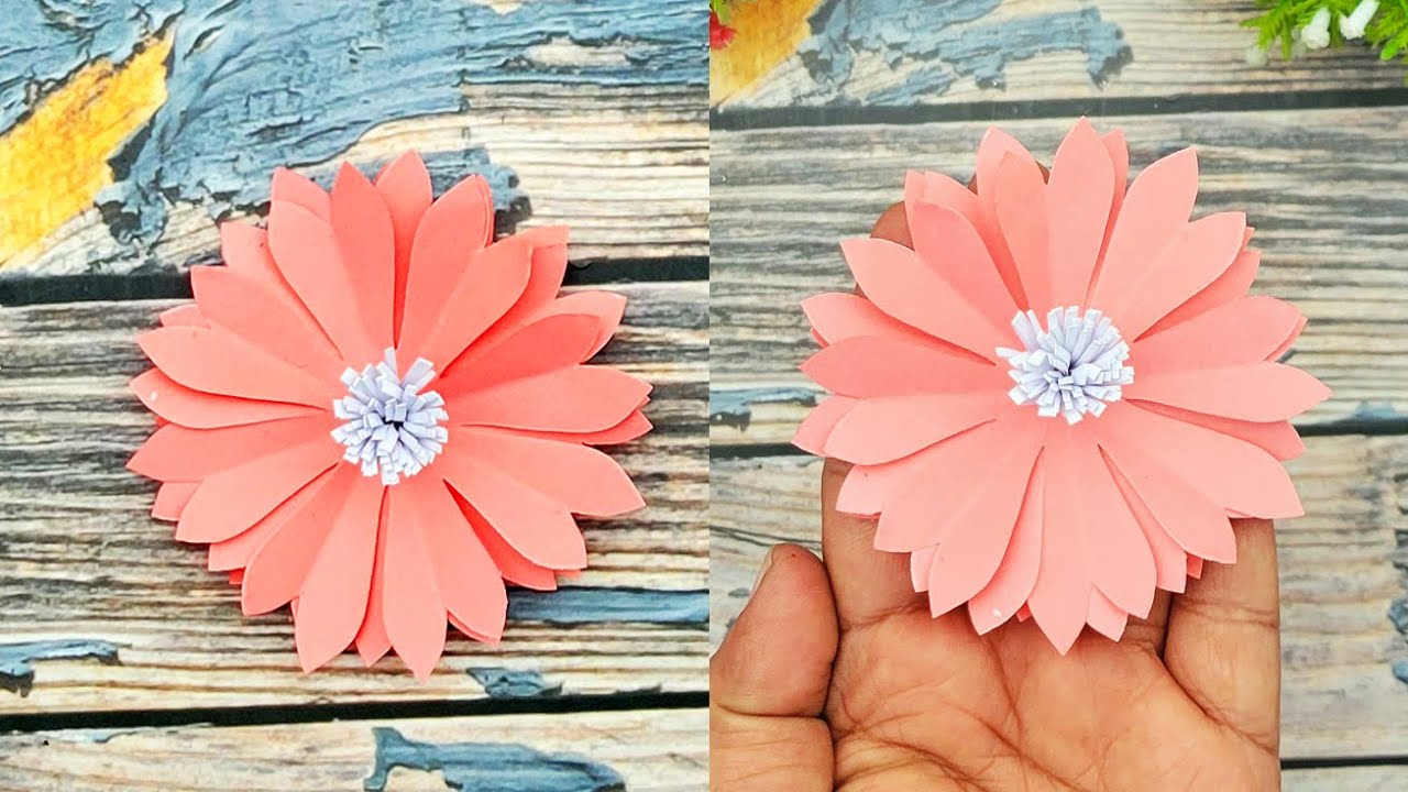 🌸 Освойте искусство создания простых бумажных цветов! 🌸 Красивые бумажные цветы своими руками для...