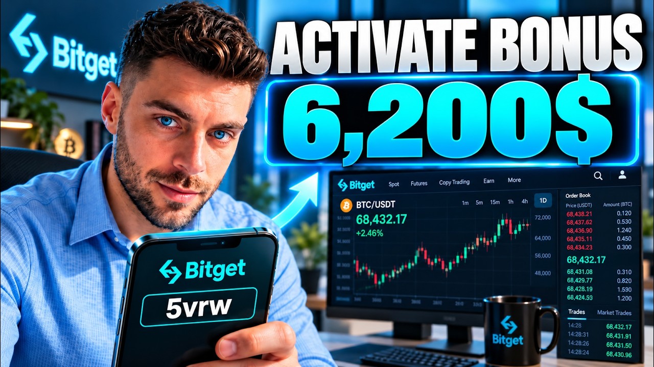 Bitget Referral Code | Sign Up with Promo Bonus 6200 $
