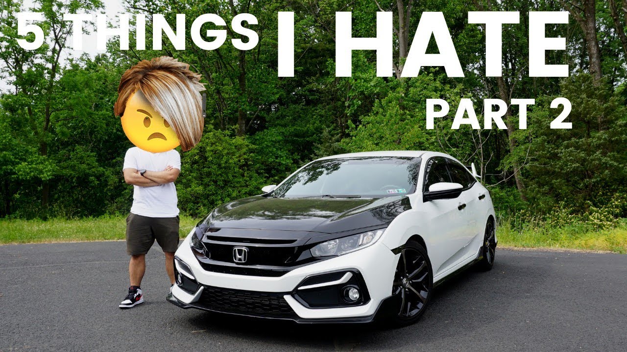 5 THINGS I HATE About my 2021 Honda Civic Sport Hatchback | Karen TimeFK7