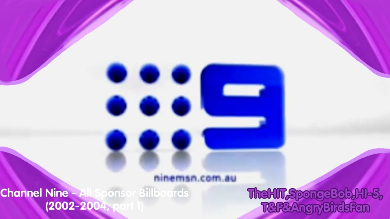 Nine Network Australia | All Sponsor Billboards Compilation | (2002-2004, part 1)