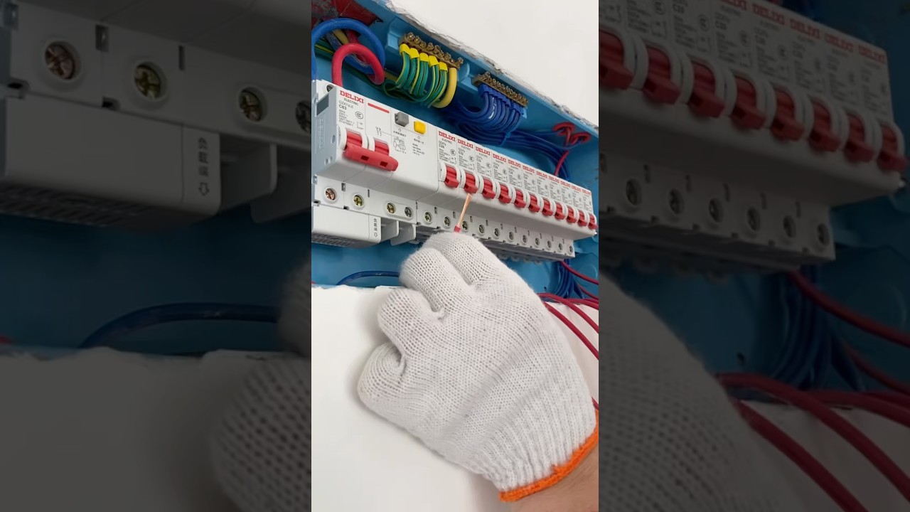 Lắp Tủ Điện Cho Gia Đ&igrave;nh 10 Aptomat Đơn Giản Ch&iacute;nh X&aacute;c Chuẩn Kỹ Thuật, Gọn Đẹp kỹ Thuật Cao