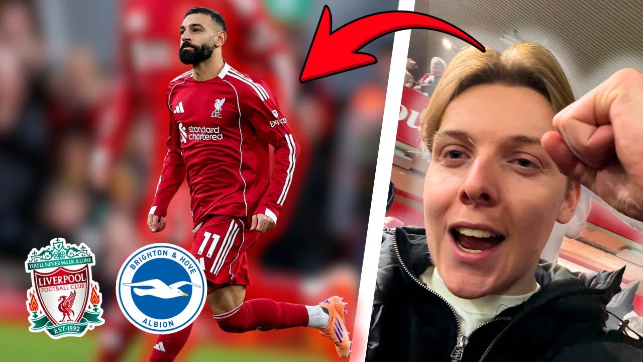 SALAHS AFCON FAREWELL 🇪🇬 LIVERPOOL VS BRIGHTON MATCHDAY VLOG