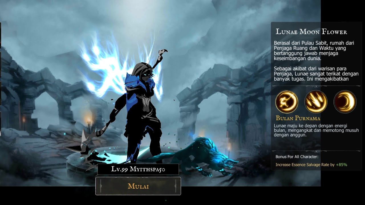 Liqo gaming | Lunae, Elf the Scythe Bearer in shadow of death