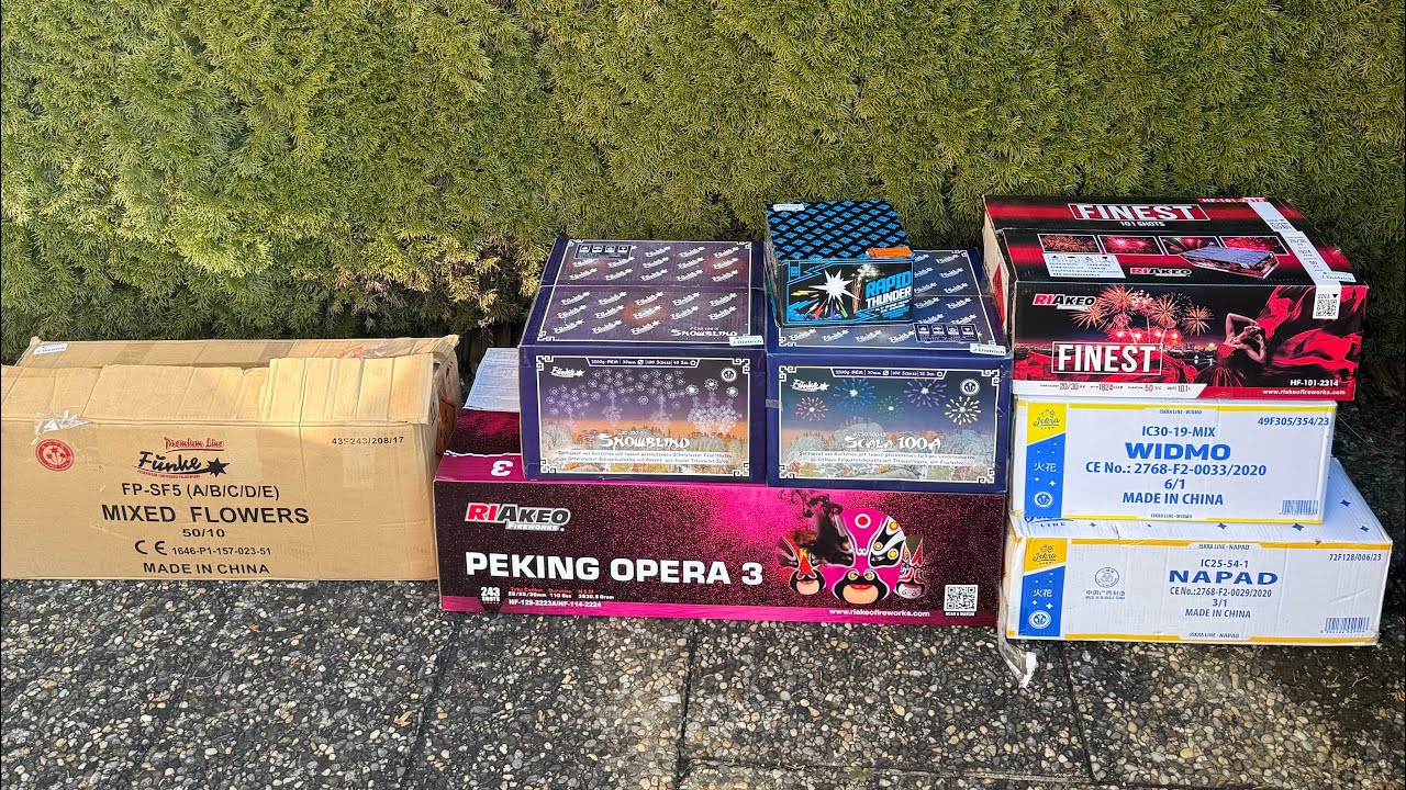 XXL Mohlfeuerwerk Unboxing für Silvester 2025/2026
