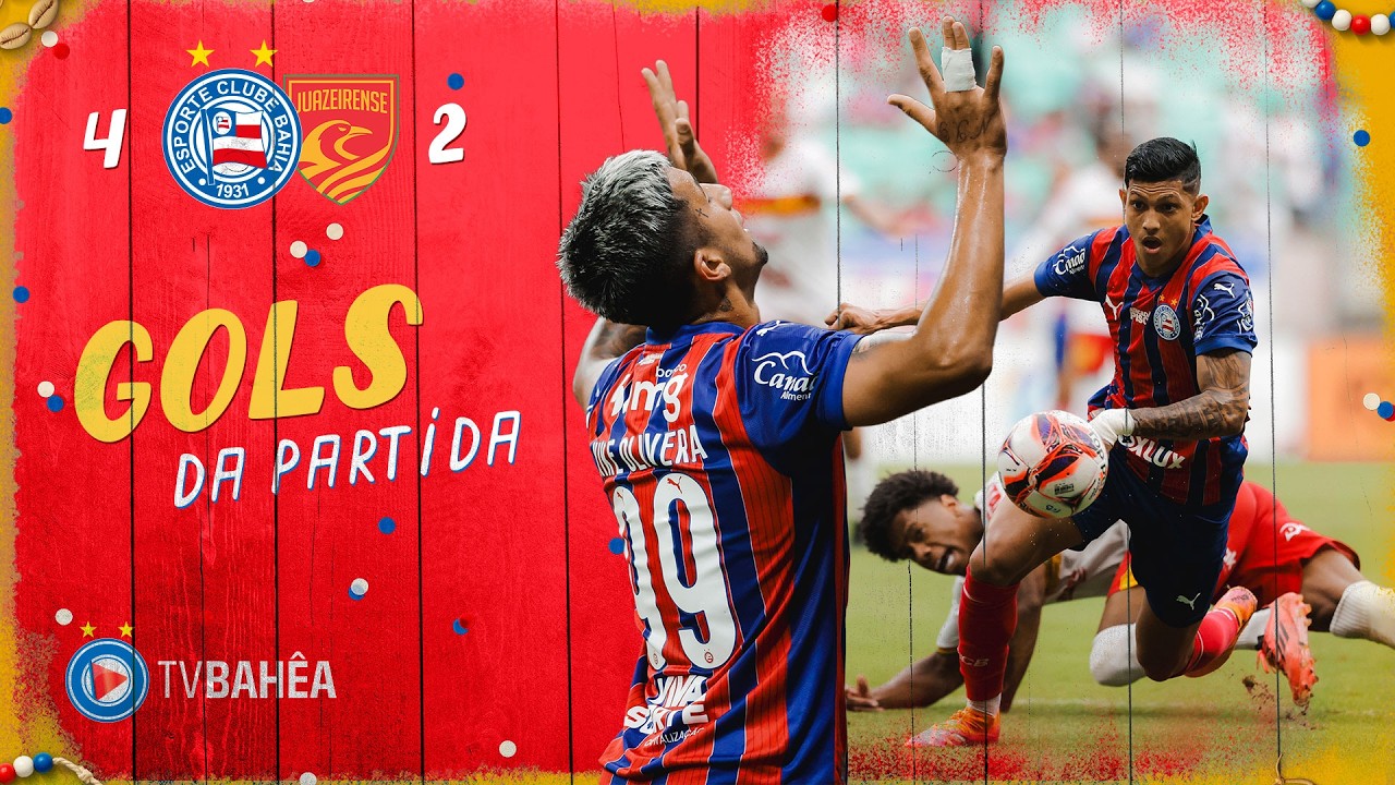 BAHIA 4 x 2 JUAZEIRENSE - GOLS - BAIAN&Atilde;O (28/02/26)