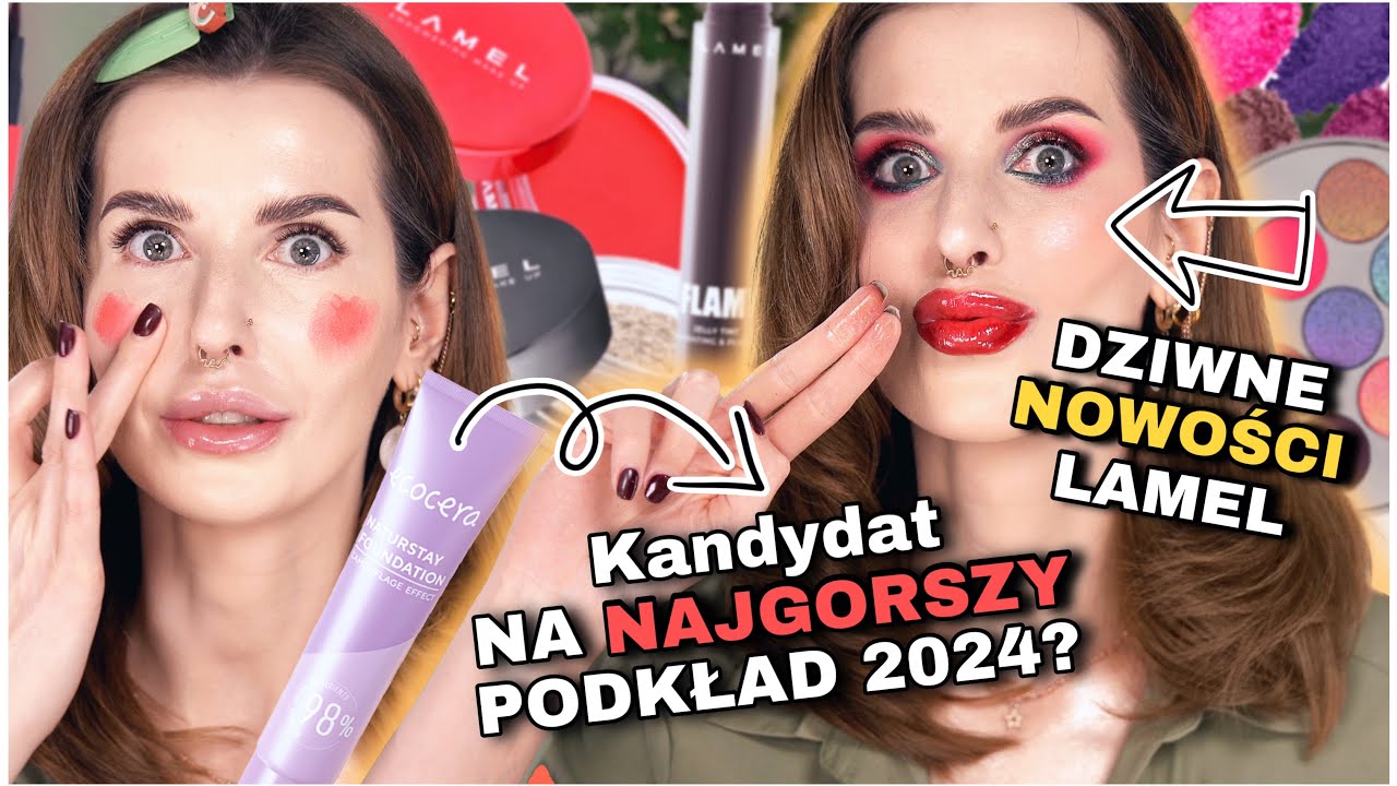 Pierwszy test w tym roku i takie ZASKOCZENIA!- podkład z Ecocery, nowa ognista kolekcja Lamel😮