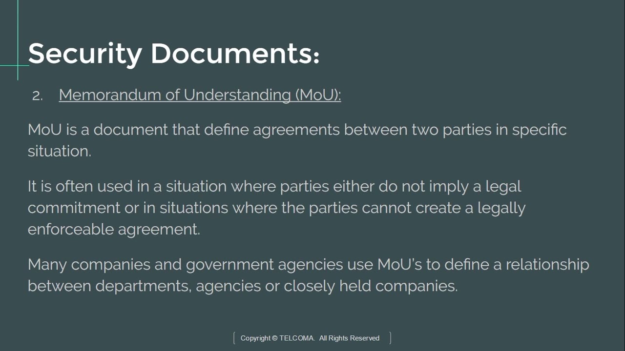 60 Security documents