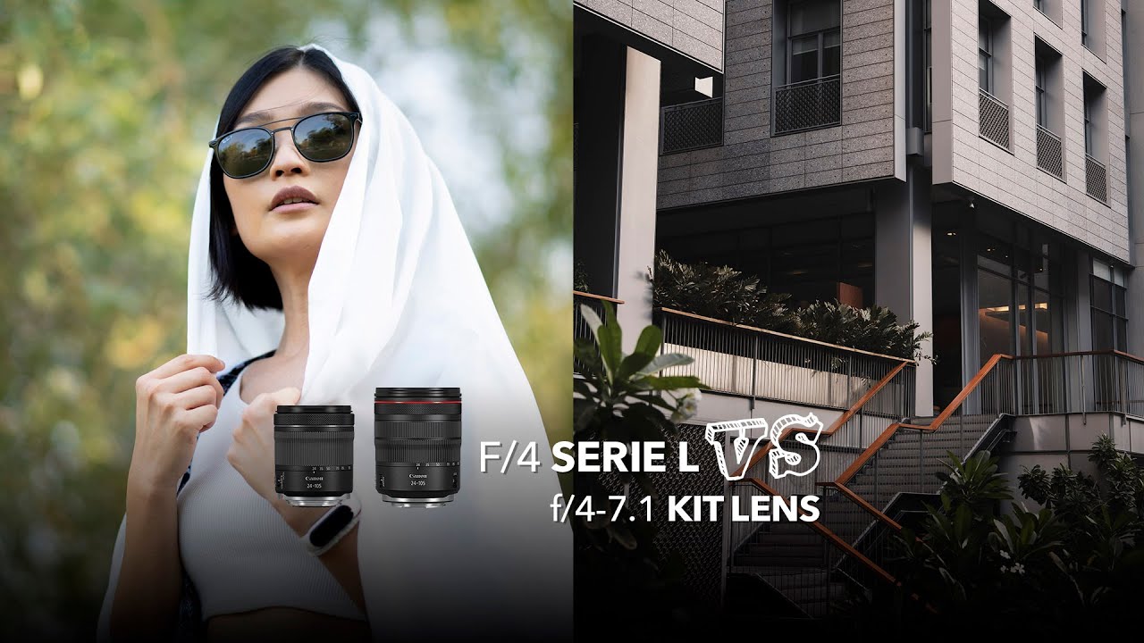 Canon RF 24-105mm f4 против комплектного объектива f4-7.1 | $1100 против $400