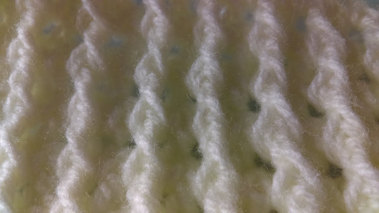 Crochet challenge: 22e jour (Brides cordées n1)