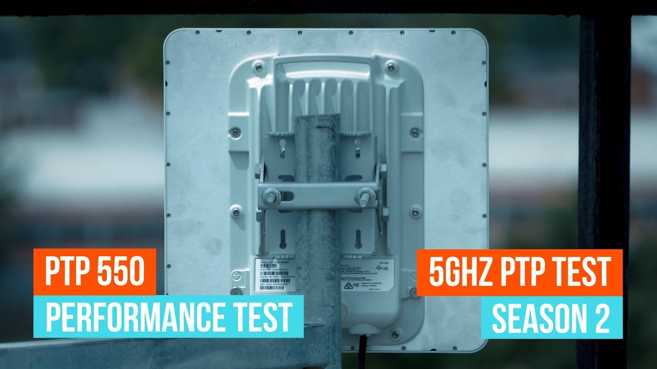 Cambium Networks PTP 550 Performance Test - ENGLISH SUBTITLES