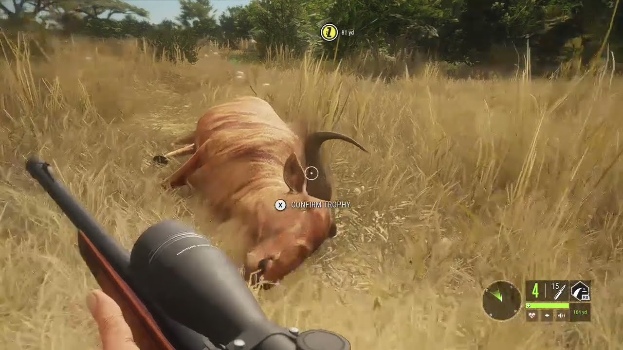 Crazy Diamond Gold Wildebeest! theHunter: Call of the Wild