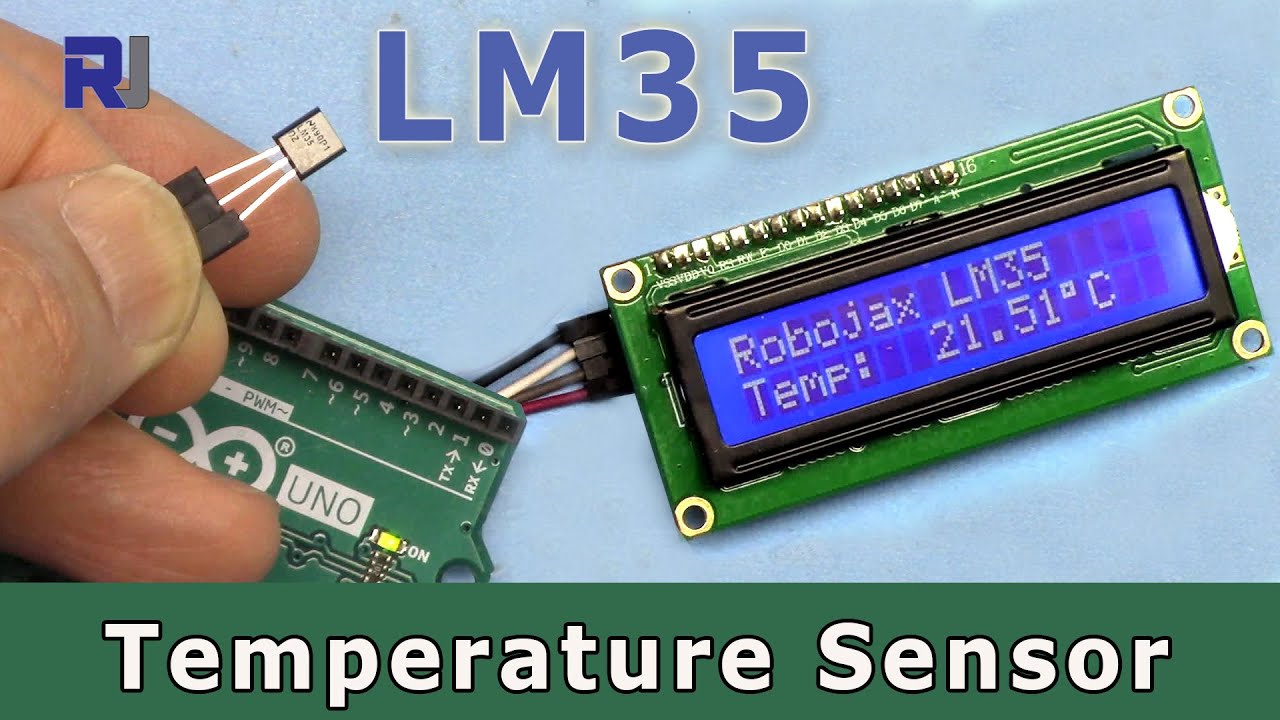 Отображение температуры на LCD1602 с помощью датчика температуры LM35 с Arduino