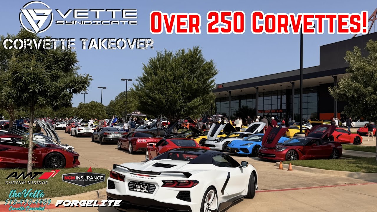 See The Largest ALL Corvette Meetup in North Texas!