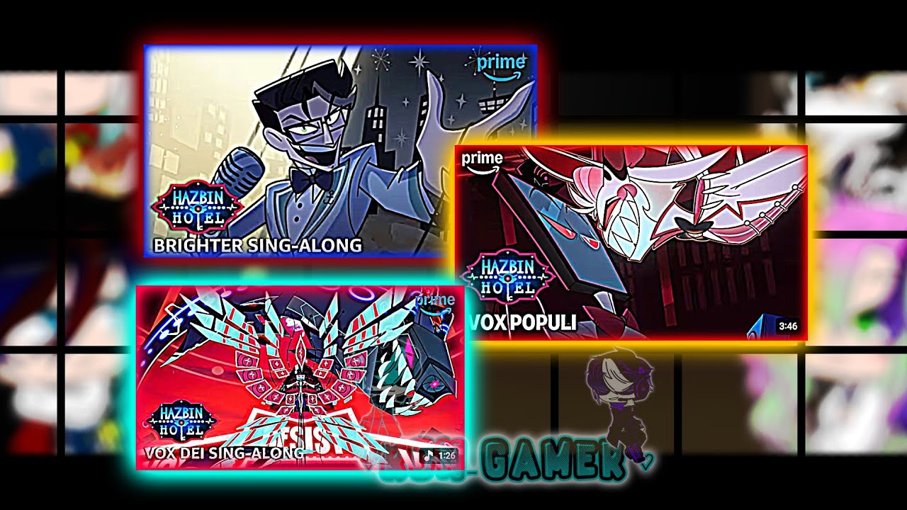 🌟•°HASHIRAS REACCIONAN A HAZBIN HOTEL SONGS°•🌟||💙\\★RON_GAMER★//✨️ 