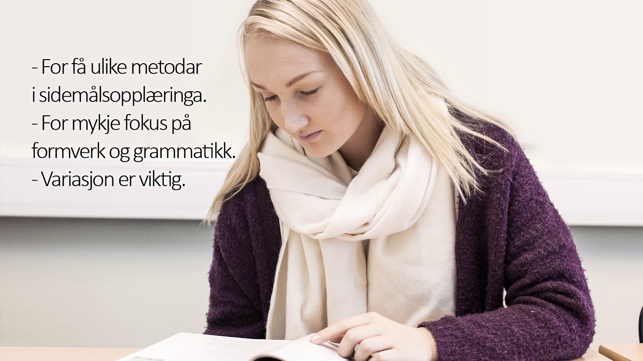 Nynorsk som sidemål i VGS: Reidun Kydland