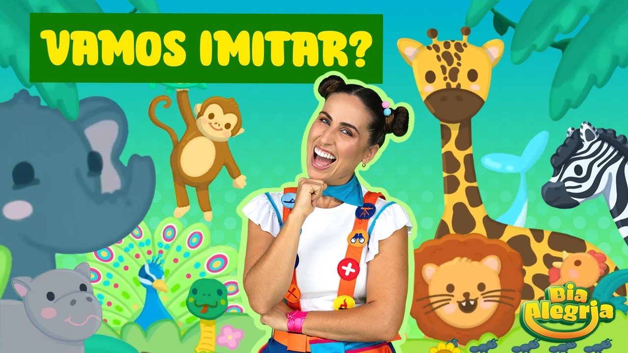 Bia Alegria - Os Animais #clipemusical #videoinfantil