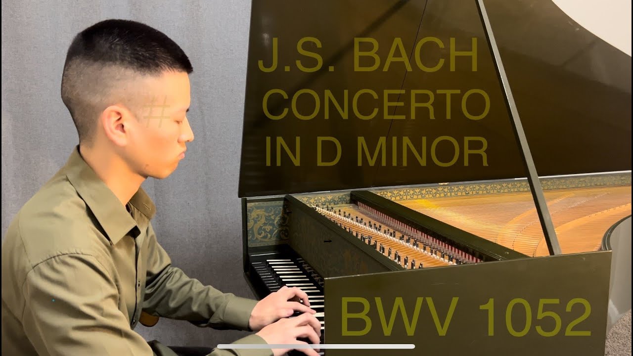Bach: Harpsichord Concerto No. 1 in D Minor (BWV 1052) Solo Performance by Broque Musician [2]