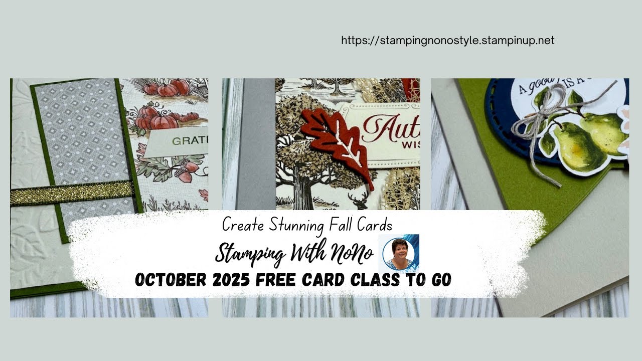 October 2025 Free Card Class to Go Tutorial