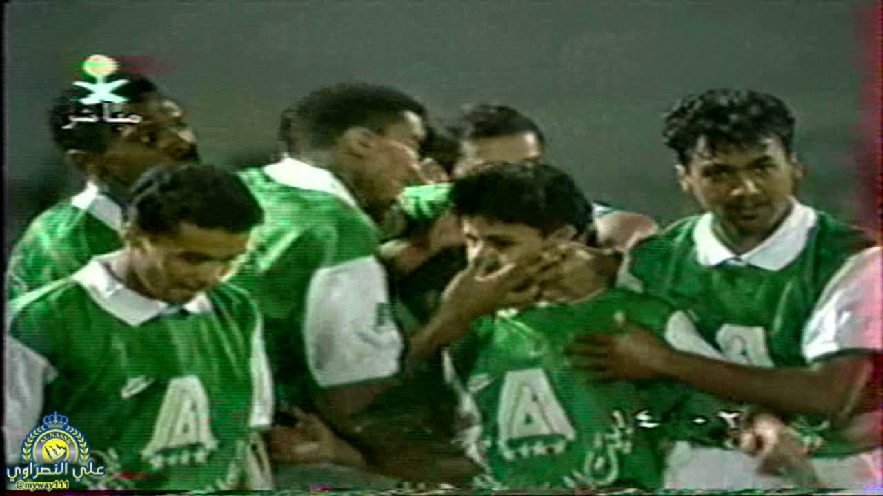 النصر Vs الاهلي (6-1) دوري خادم الحرمين الشريفين 1996 | مباراة كاملة |