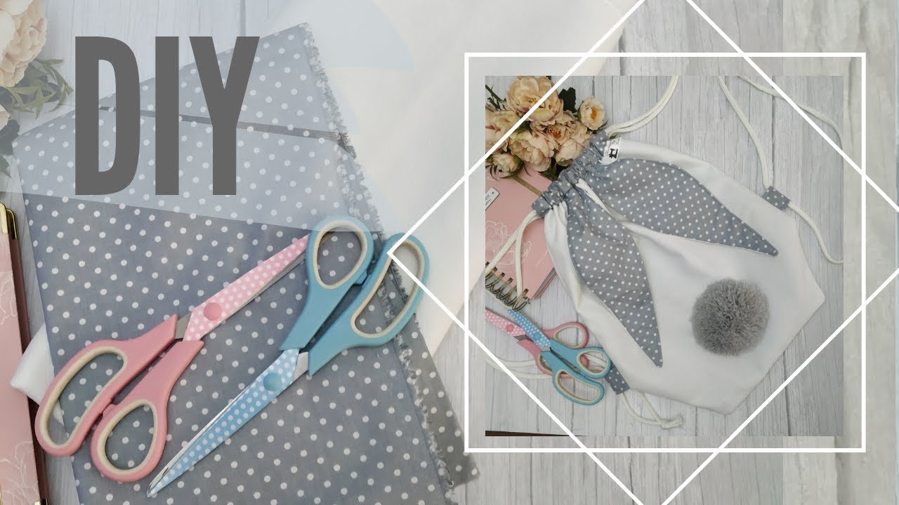 Ideas con Tela para Vender - Mochila Saco Conejo 🐰 - Bunny BAG - TUTORIAL con Patrones y Medidas