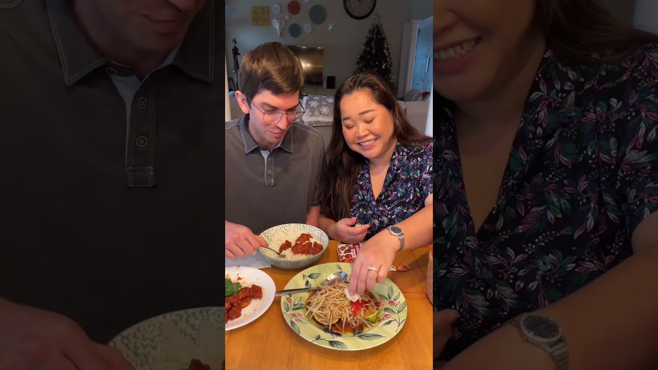ไก่ทอดซอสงากับส้มตำปลาร้าเข้ากันสุดๆเลยค่ะ #life #lynaandneil #dailyvlog #thaifood #fyp