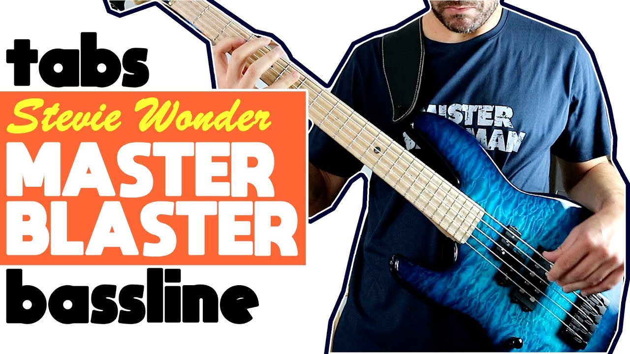 Stevie Wonder - Master Blaster (Jammin') /// BASS LINE [Play Along Tabs]