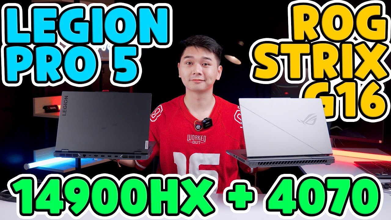 So sánh Legion Pro 5 (2024) vs ROG Strix G16 (2024) - Trùm Laptop Gaming, Đồ hoạ? | LaptopWorld
