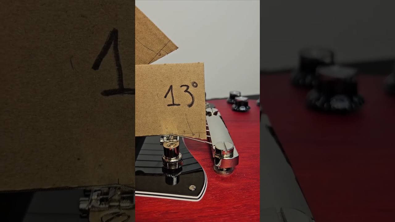 Как отрегулировать высоту струнодержателя на бриджe Tune-O-Matic