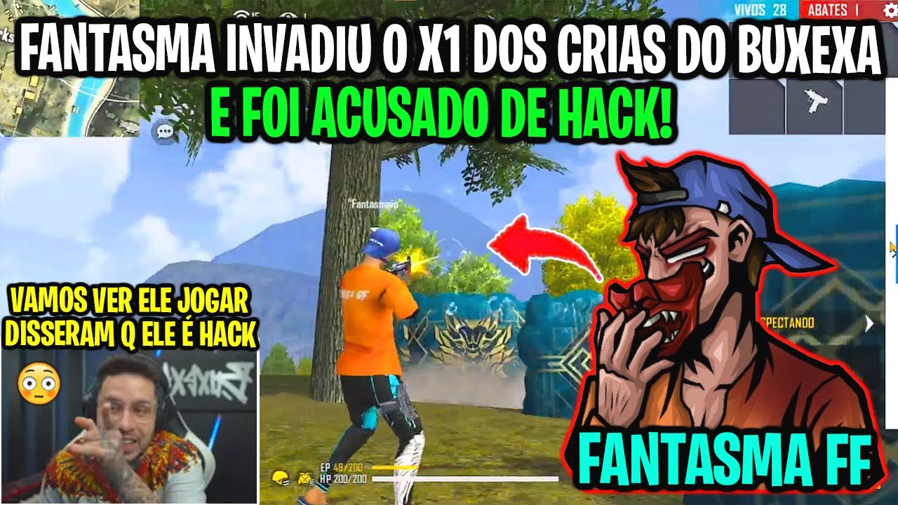 BUXEXA ANALISA O FANTASMA FF JOGAR APÓS ELE SER ACUSADO DE HACK NO X1 DOS CRIAS!