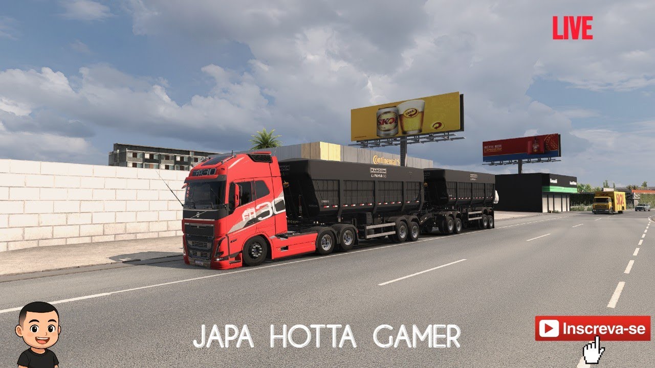 Primeira Live do Ano  - 1.57 - Volvo FH4 no puxe do Rodo caçamba 90t
