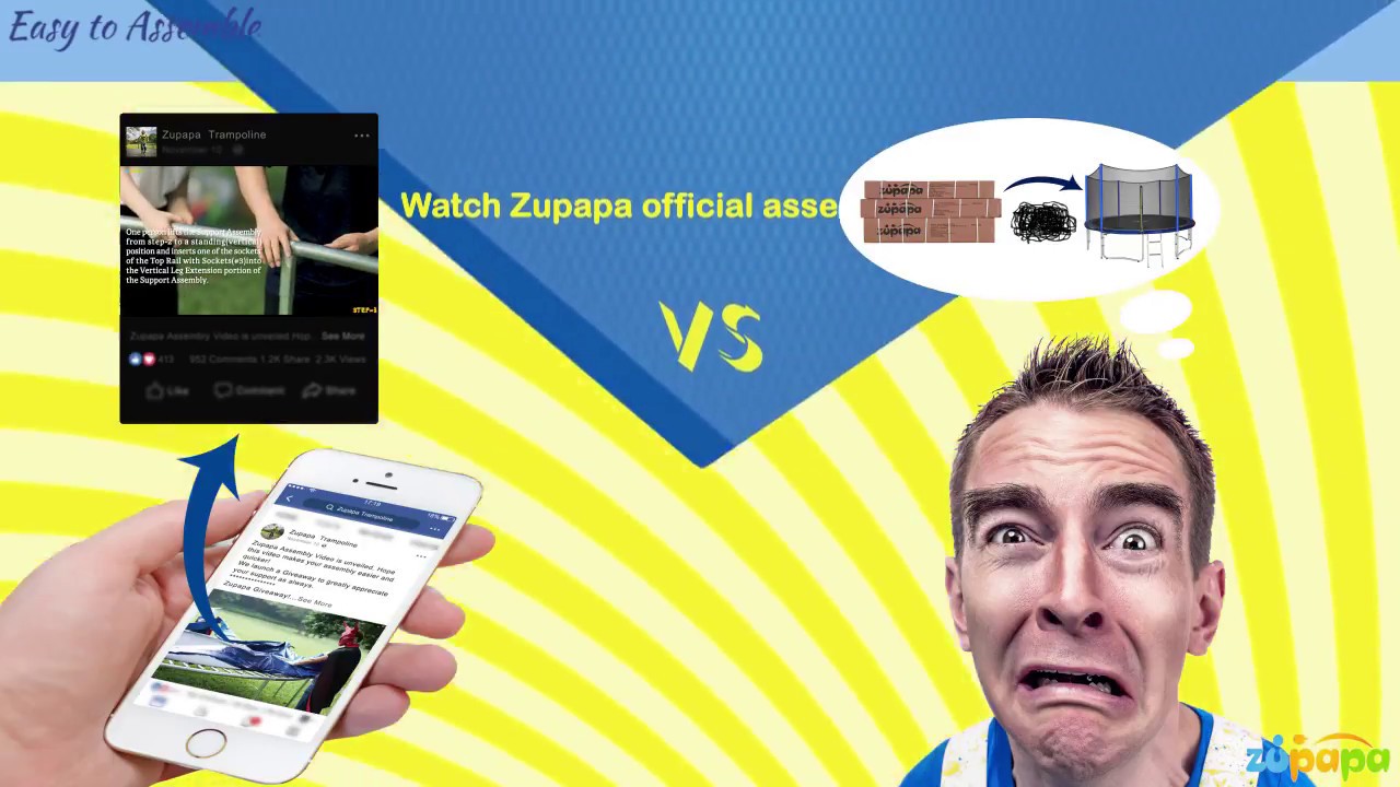 4 reasons for choosing Zupapa Trampoline in 3 minutes