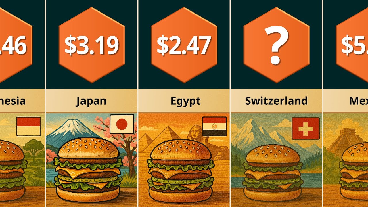 30 Countries Big Mac Prices – Biggest Price Shock