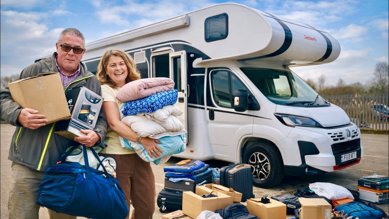 Готовим фургон к нашей первой поездке.