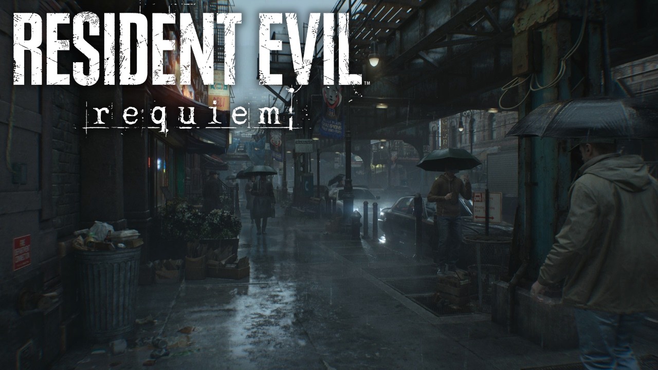 Wrenwood City Streets | Rain Sounds | Resident Evil Requiem Ambience